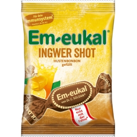 Em-eukal Ingwer-Shot Hustenbonbon gefüllt Em-eukal Ingwer-Shot Hustenbonbon gefüllt