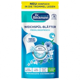 Dr. Beckmann Weichspül-Blätter Frühlingsfrisch 62g Dr. Beckmann Weichspül-Blätter Frühlingsfrisch 62g