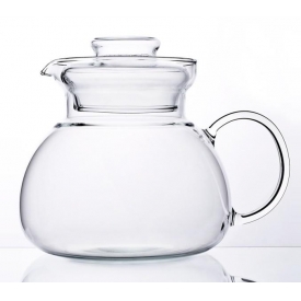 Bohemia Cristal Glaskanne Marta mit Sieb 1,5 l