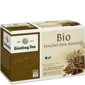 Bünting Tee Bio Tee Fenchel Anis Kümmer