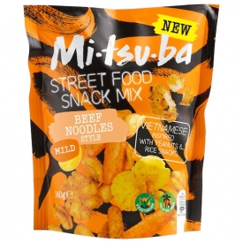 Mitsuba Street Food Snack Mix Beef Noodles Style