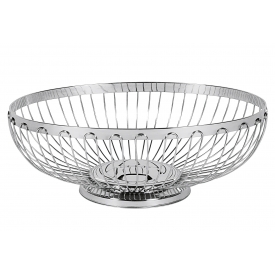 Aps Brot-/Obstkorb oval Edelstahl 28x21x9,5cm Aps Brot-/Obstkorb oval Edelstahl 28x21x9,5cm