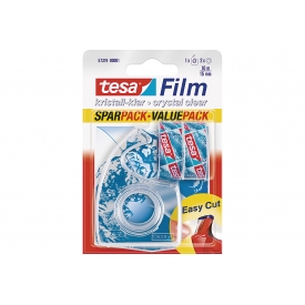 Tesa Klebefilm 15mm 10m kristall-klar 2 Rollen mit Handabroller Tesa Klebefilm 15mm 10m kristall-klar 2 Rollen mit Handabroller