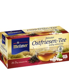 Meßmer Schwarzer Tee Feinster Ostfriesen Tee 25er Meßmer Schwarzer Tee Feinster Ostfriesen Tee 25er