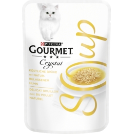 Gourmet Katzenfutter Soup Classic mit Streifen naturbelassenen Huhns in einer raffinierten Brühe 40g Gourmet Katzenfutter Soup Classic mit Streifen naturbelassenen Huhns in einer raffinierten Brühe 40g