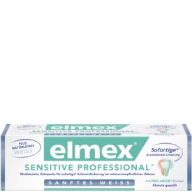 Elmex Zahnpasta sensitive professional sanftes weiss Elmex Zahnpasta sensitive professional sanftes weiss