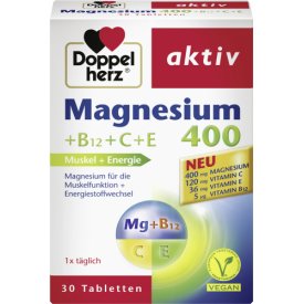 Doppelherz Magnesium 400 + B12 + C + E Tabletten Doppelherz Magnesium 400 + B12 + C + E Tabletten