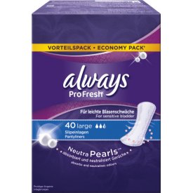 Always Damenbinden Slipeinlagen Pro Fresh large