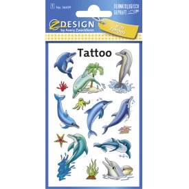 Avery Zweckform Tattoos 56439 Delfine 1 Bogen Avery Zweckform Tattoos 56439 Delfine 1 Bogen