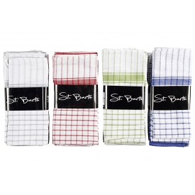 St. Barth ST.BARTH Geschirrtuch 50x70cm farbig sortiert 8Stück Packung St. Barth ST.BARTH Geschirrtuch 50x70cm farbig sortiert 8Stück Packung
