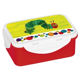 Geda Brotdose Raupe Nimmersatt 16x10,5x6,5cm rot/grün Geda Brotdose Raupe Nimmersatt 16x10,5x6,5cm rot/grün