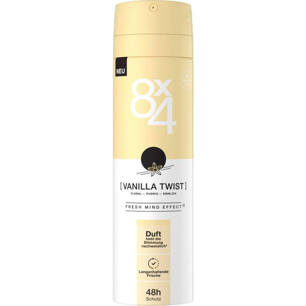 8x4 women Deospray Vanilla Twist 075035 von Beiersdorf AG