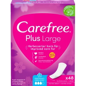 Carefree Slipeinlage Plus Large mit Frischeduft Carefree Slipeinlage Plus Large mit Frischeduft