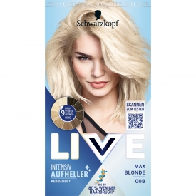 Schwarzkopf LIVE Intensiv Aufheller 00B Max Blonde Schwarzkopf LIVE Intensiv Aufheller 00B Max Blonde
