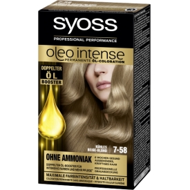 Schwarzkopf Syoss Oleo Intense Coloration Kühles Beige-Blond Smoky Blondes 7-58 Schwarzkopf Syoss Oleo Intense Coloration Kühles Beige-Blond Smoky Blondes 7-58