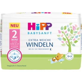 Hipp Babysanft Windeln Gr. 2 Mini, 4-8 kg