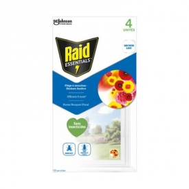 Raid Essentials Fliegenfalle Fenstersticker, 4 Stk