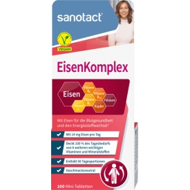 sanotact Eisen Komplex Mini-Tabletten sanotact Eisen Komplex Mini-Tabletten