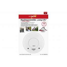 Heitech Rauchmelder Long life inkl. Lithium Batterie 85dB
