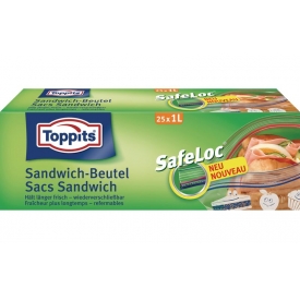Toppits Safeloc Sandwichbeutel 1L Toppits Safeloc Sandwichbeutel 1L