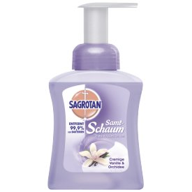 Sagrotan Samt Schaum Spender cremige Vanille und Orchidee 250 ml