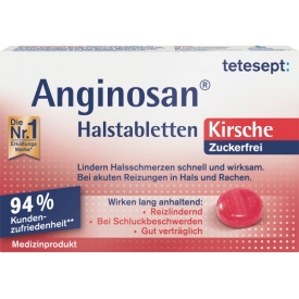 Tetesept Anginosan Halstabletten Kirsche zuckerfrei Tetesept Anginosan Halstabletten Kirsche zuckerfrei