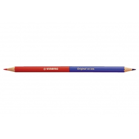 Stabilo Farbstift Original dünn blau/rot