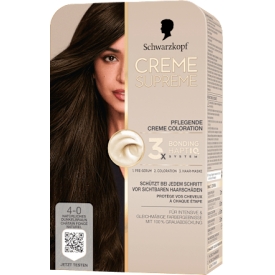 Schwarzkopf CREME SUPREME Haarfarbe 4-0 Natürliches Dunkelbraun Schwarzkopf CREME SUPREME Haarfarbe 4-0 Natürliches Dunkelbraun