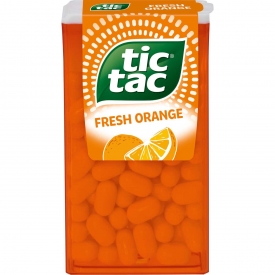 Tic Tac Fresh Orange Dragees spritzig milder Orangen Geschmack Tic Tac Fresh Orange Dragees spritzig milder Orangen Geschmack