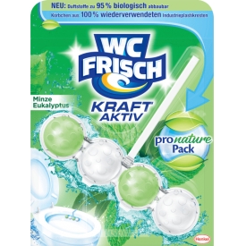 WC-Frisch WC-Reiniger Kraft Aktiv Pro Nature Minze & Eukalyptus WC-Frisch WC-Reiniger Kraft Aktiv Pro Nature Minze & Eukalyptus