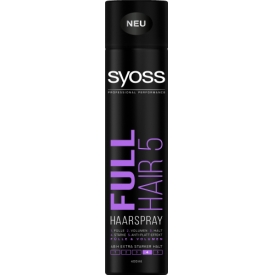 Schwarzkopf Syoss Professional Performance Full Hair 5 Haarspray Schwarzkopf Syoss Professional Performance Full Hair 5 Haarspray