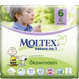 Moltex Nature & pure Ökowindeln Größe 6 XL 16-30 kg Moltex Nature & pure Ökowindeln Größe 6 XL 16-30 kg