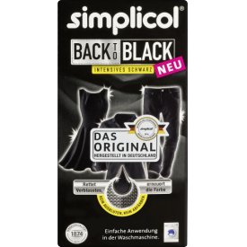 Simplicol Farberneuerung Back to Black Intensives Schwarz Simplicol Farberneuerung Back to Black Intensives Schwarz
