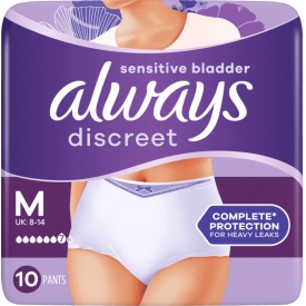 Always discreet Inkontinenz-Höschen Pants Plus, Größe: M Always discreet Inkontinenz-Höschen Pants Plus, Größe: M