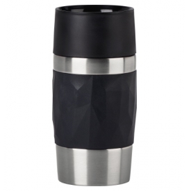 Emsa Isolierbecher Travel Mug Compact 0,3l Manschette schwarz Emsa Isolierbecher Travel Mug Compact 0,3l Manschette schwarz