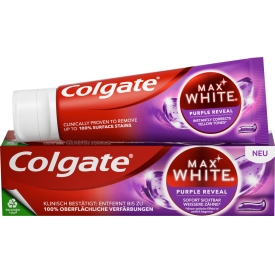 Colgate Zahnpasta Max White Purple Reveal Colgate Zahnpasta Max White Purple Reveal
