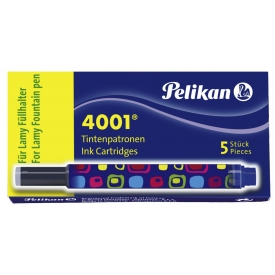 Pelikan Tintenpatronen LTP/F/5 4001 für Lamy königsblau 5er Pack Pelikan Tintenpatronen LTP/F/5 4001 für Lamy königsblau 5er Pack