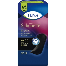 Tena Silhouette noir schwarz Mini Hygieneeinlage Blasenschwäche