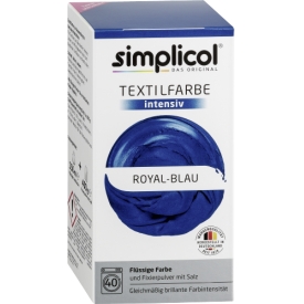 Simplicol Träufelbare Textilfarbe Intensiv, Royal Blau Simplicol Träufelbare Textilfarbe Intensiv, Royal Blau
