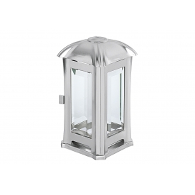 Metallwarenfabrik Moll MOLL Grablaterne Edelstahl mit Glas matt 14x14x24cm inox Metallwarenfabrik Moll MOLL Grablaterne Edelstahl mit Glas matt 14x14x24cm inox