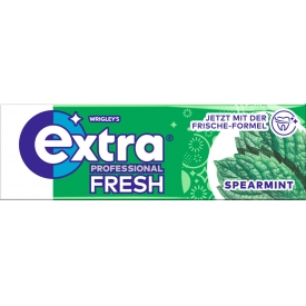 Extra Kaugummi, Extra Professional Fresh, Spearmint, zuckerfrei Extra Kaugummi, Extra Professional Fresh, Spearmint, zuckerfrei