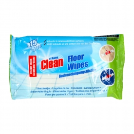 At Home Clean 12er Regalkarton Bodenreinigungstücher 15 Stück/ Packung