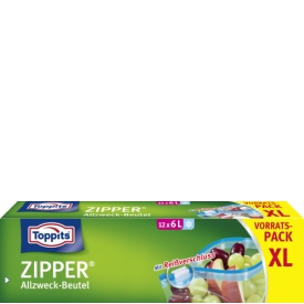 Toppits Zipper Vorratspack XL 6 Liter Toppits Zipper Vorratspack XL 6 Liter