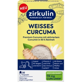 Zirkulin Weisses Curcuma Kapseln 30 St Zirkulin Weisses Curcuma Kapseln 30 St