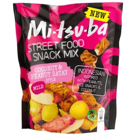 Mitsuba Street Food Snack Mix Coconut & Peanut Satay Style Mitsuba Street Food Snack Mix Coconut & Peanut Satay Style