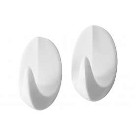 My Basics Haken oval groß weiß 2er Karte