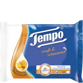 Tempo Feuchtes Toilettenpapier Sanft & Pur