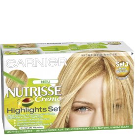 Garnier Nutrisse Highlights-Set Strähnchen Blond 1 Garnier Nutrisse Highlights-Set Strähnchen Blond 1