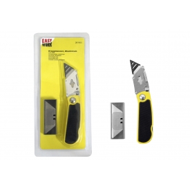Easy Work EW Klappmesser, Aluminiumgehäuse und Trapezklinge Easy Work EW Klappmesser, Aluminiumgehäuse und Trapezklinge