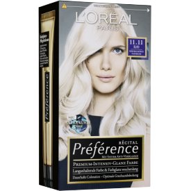 LOreal Paris Préférence Infinia Coloration Eisblond Sehr helles kühles Platinblond 11.11 LOreal Paris Préférence Infinia Coloration Eisblond Sehr helles kühles Platinblond 11.11